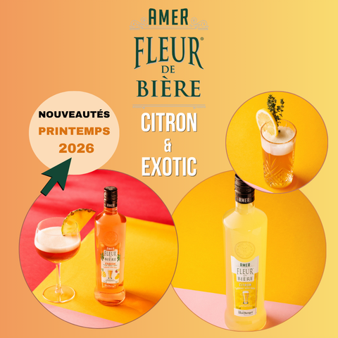 NOUVEAUTES ! AMERS Fleur de Bière CITRON et EXOTIC