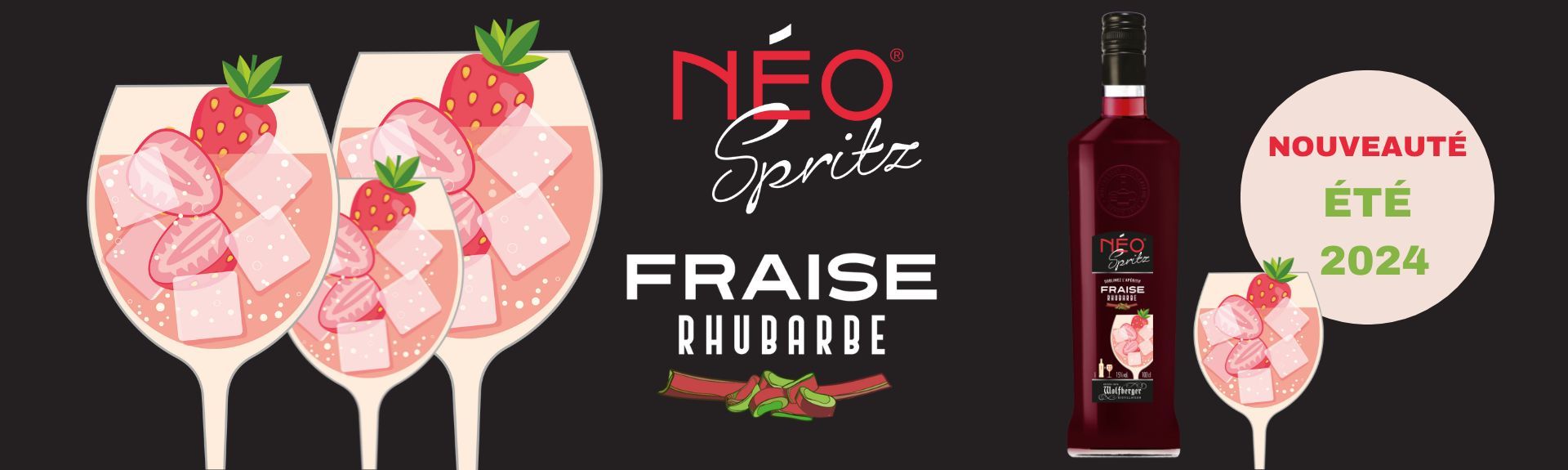 Nouveauté - NEO Spritz Fraise Rhubarbe